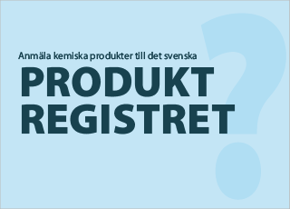 Anmäla till svenska Produktregistret